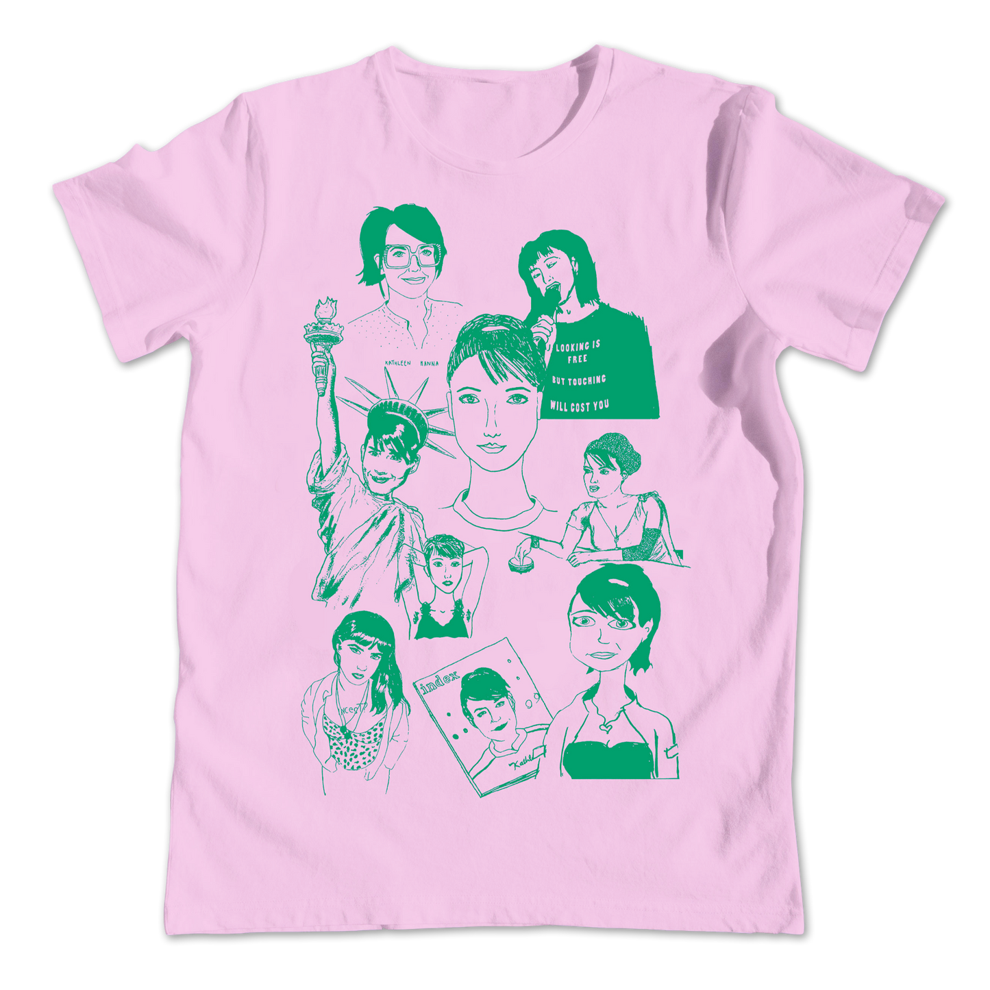 Kathleen Hanna - Many Faces T-shirt